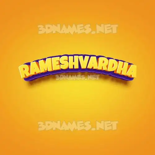 rameshvardha in Orange Toon style - 3D name wallpaper rameshvardha in Orange Toon style - 3D name wallpaper