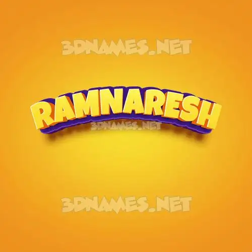 ramnaresh in Orange Toon style - 3D name wallpaper ramnaresh in Orange Toon style - 3D name wallpaper