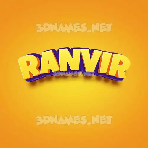 ranvir in Orange Toon style - 3D name wallpaper ranvir in Orange Toon style - 3D name wallpaper