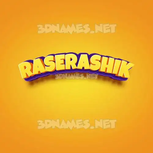 raserashik in Orange Toon style - 3D name wallpaper raserashik in Orange Toon style - 3D name wallpaper