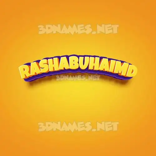 rashabuhaimd in Orange Toon style - 3D name wallpaper rashabuhaimd in Orange Toon style - 3D name wallpaper