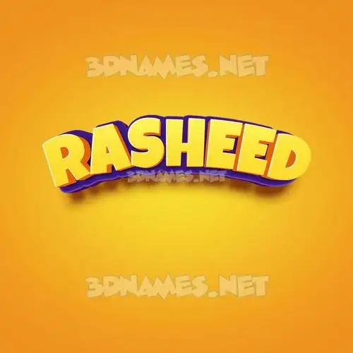 rasheed in Orange Toon style - 3D name wallpaper rasheed in Orange Toon style - 3D name wallpaper