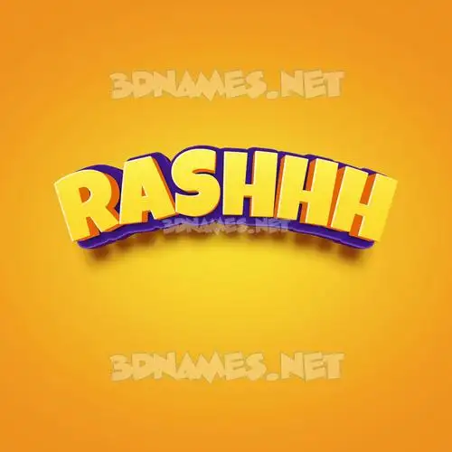 rashhh in Orange Toon style - 3D name wallpaper rashhh in Orange Toon style - 3D name wallpaper