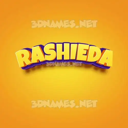 rashieda in Orange Toon style - 3D name wallpaper rashieda in Orange Toon style - 3D name wallpaper