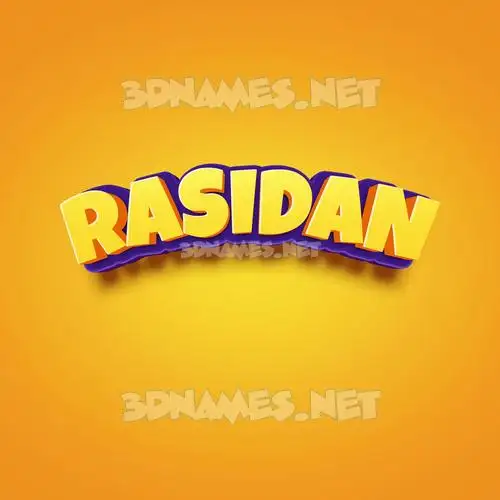 rasidan in Orange Toon style - 3D name wallpaper rasidan in Orange Toon style - 3D name wallpaper
