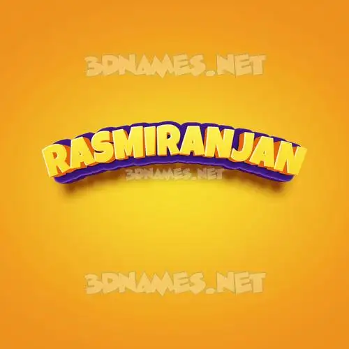 rasmiranjan in Orange Toon style - 3D name wallpaper rasmiranjan in Orange Toon style - 3D name wallpaper