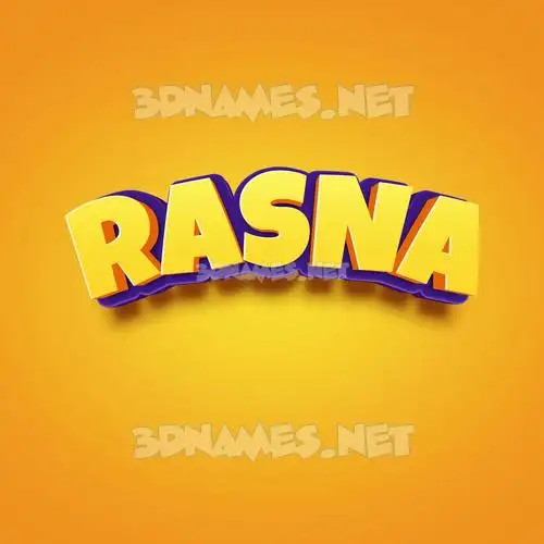 rasna in Orange Toon style - 3D name wallpaper rasna in Orange Toon style - 3D name wallpaper