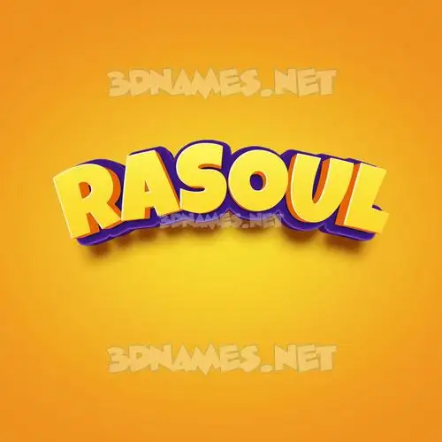 rasoul in Orange Toon style - 3D name wallpaper rasoul in Orange Toon style - 3D name wallpaper