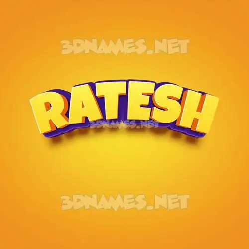 ratesh in Orange Toon style - 3D name wallpaper ratesh in Orange Toon style - 3D name wallpaper