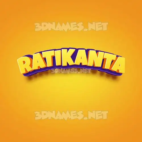 ratikanta in Orange Toon style - 3D name wallpaper ratikanta in Orange Toon style - 3D name wallpaper