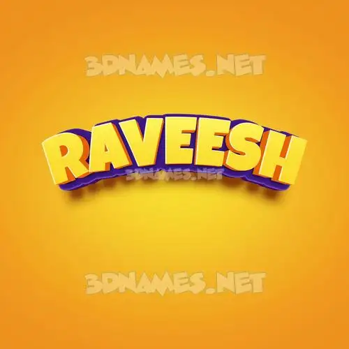raveesh in Orange Toon style - 3D name wallpaper raveesh in Orange Toon style - 3D name wallpaper