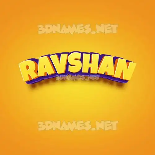 ravshan in Orange Toon style - 3D name wallpaper ravshan in Orange Toon style - 3D name wallpaper