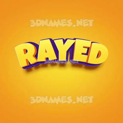 rayed in Orange Toon style - 3D name wallpaper rayed in Orange Toon style - 3D name wallpaper