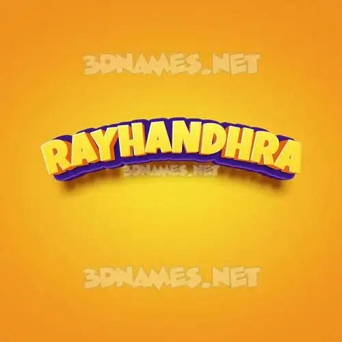 rayhandhra in Orange Toon style - 3D name wallpaper rayhandhra in Orange Toon style - 3D name wallpaper