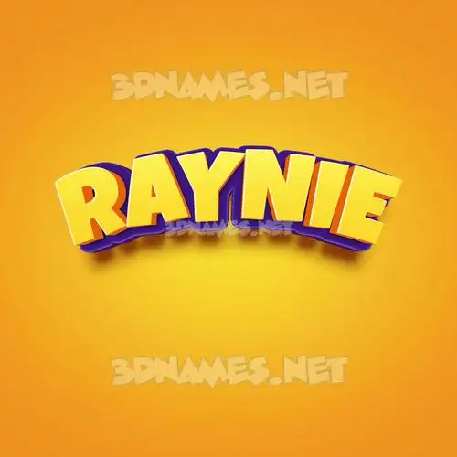 raynie in Orange Toon style - 3D name wallpaper raynie in Orange Toon style - 3D name wallpaper