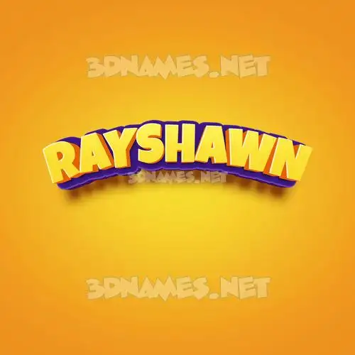 rayshawn in Orange Toon style - 3D name wallpaper rayshawn in Orange Toon style - 3D name wallpaper