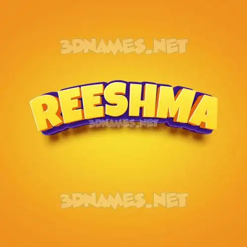 reeshma in Orange Toon style - 3D name wallpaper reeshma in Orange Toon style - 3D name wallpaper