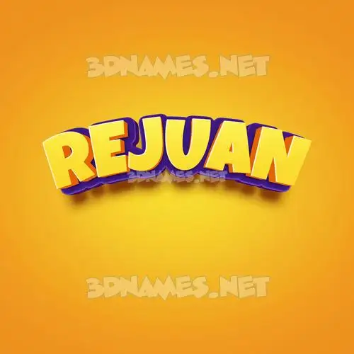 rejuan in Orange Toon style - 3D name wallpaper rejuan in Orange Toon style - 3D name wallpaper