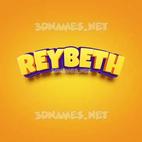 reybeth in Orange Toon style - 3D name wallpaper reybeth in Orange Toon style - 3D name wallpaper