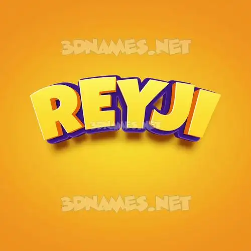 reyji in Orange Toon style - 3D name wallpaper reyji in Orange Toon style - 3D name wallpaper