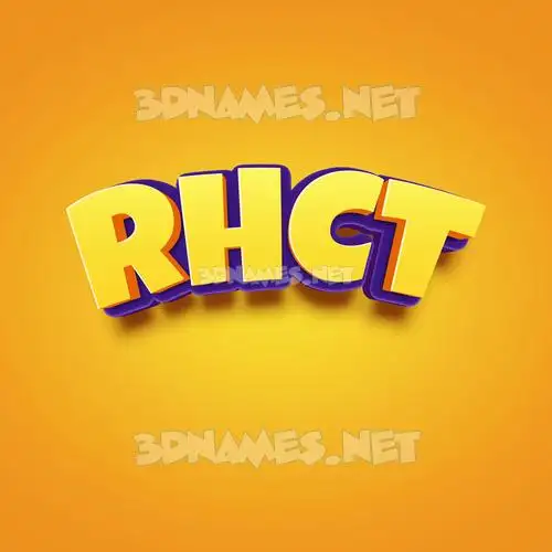 rhct in Orange Toon style - 3D name wallpaper rhct in Orange Toon style - 3D name wallpaper