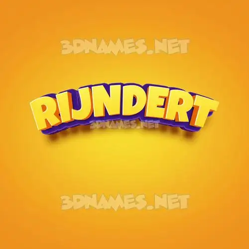 rijndert in Orange Toon style - 3D name wallpaper rijndert in Orange Toon style - 3D name wallpaper