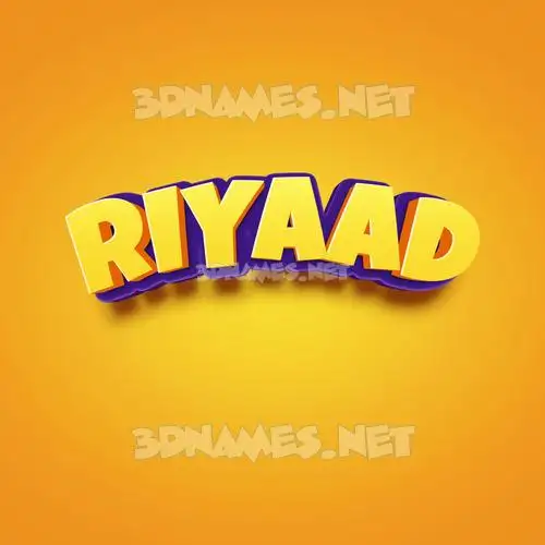 riyaad in Orange Toon style - 3D name wallpaper riyaad in Orange Toon style - 3D name wallpaper