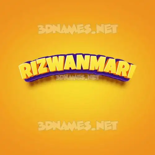 rizwanmari in Orange Toon style - 3D name wallpaper rizwanmari in Orange Toon style - 3D name wallpaper
