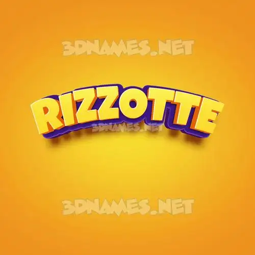 rizzotte in Orange Toon style - 3D name wallpaper rizzotte in Orange Toon style - 3D name wallpaper