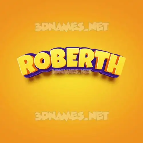 roberth in Orange Toon style - 3D name wallpaper roberth in Orange Toon style - 3D name wallpaper