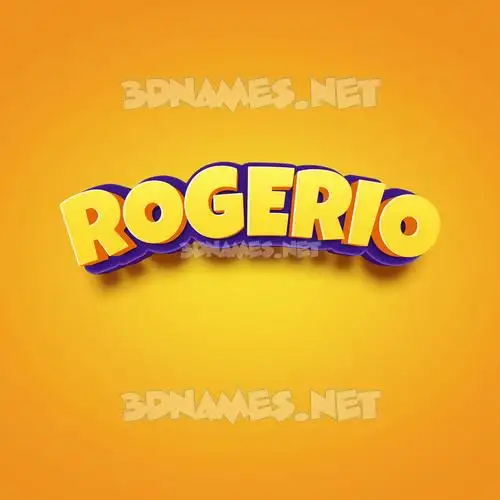 rogerio in Orange Toon style - 3D name wallpaper rogerio in Orange Toon style - 3D name wallpaper