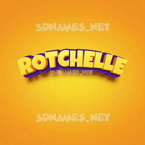 rotchelle in Orange Toon style - 3D name wallpaper rotchelle in Orange Toon style - 3D name wallpaper
