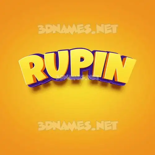 rupin in Orange Toon style - 3D name wallpaper rupin in Orange Toon style - 3D name wallpaper