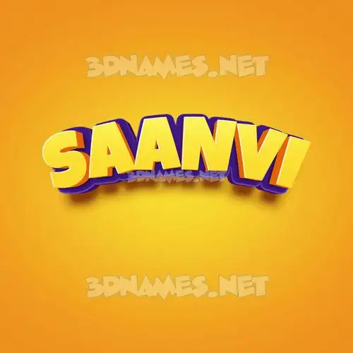 saanvi in Orange Toon style - 3D name wallpaper saanvi in Orange Toon style - 3D name wallpaper