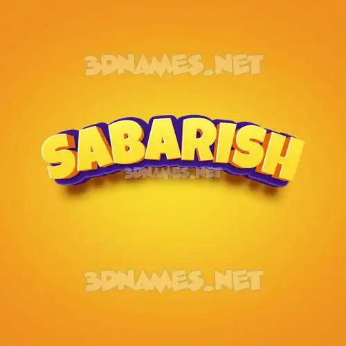sabarish in Orange Toon style - 3D name wallpaper sabarish in Orange Toon style - 3D name wallpaper