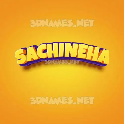 sachineha in Orange Toon style - 3D name wallpaper sachineha in Orange Toon style - 3D name wallpaper