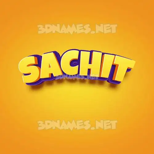 sachit in Orange Toon style - 3D name wallpaper sachit in Orange Toon style - 3D name wallpaper