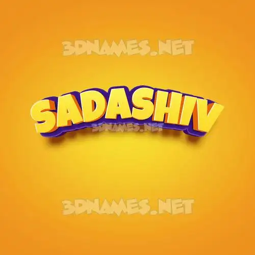 sadashiv in Orange Toon style - 3D name wallpaper sadashiv in Orange Toon style - 3D name wallpaper