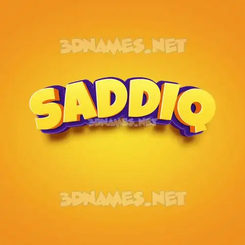 saddiq in Orange Toon style - 3D name wallpaper saddiq in Orange Toon style - 3D name wallpaper