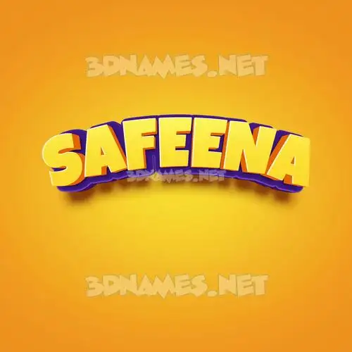 safeena in Orange Toon style - 3D name wallpaper safeena in Orange Toon style - 3D name wallpaper