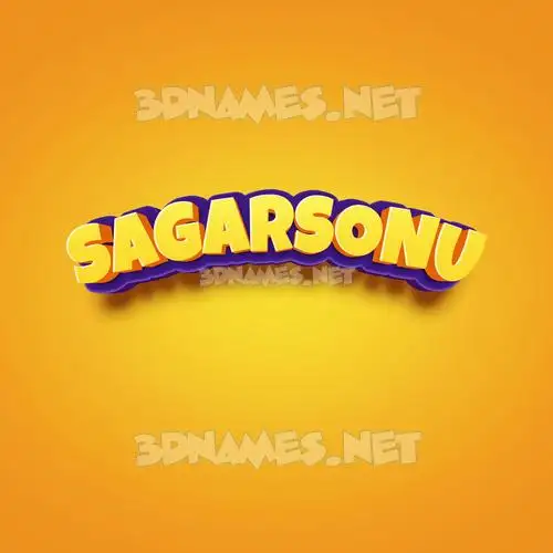 sagarsonu in Orange Toon style - 3D name wallpaper sagarsonu in Orange Toon style - 3D name wallpaper