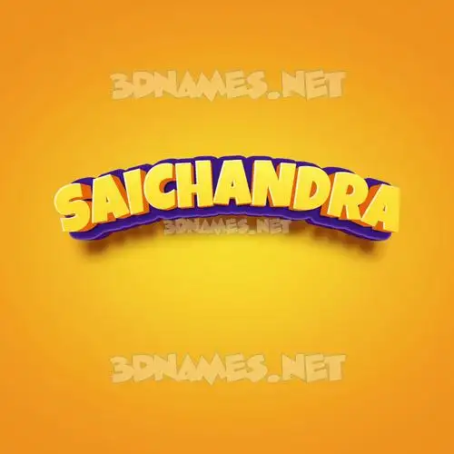 saichandra in Orange Toon style - 3D name wallpaper saichandra in Orange Toon style - 3D name wallpaper
