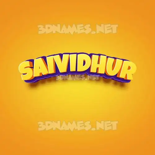 saividhur in Orange Toon style - 3D name wallpaper saividhur in Orange Toon style - 3D name wallpaper