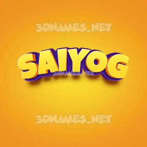 saiyog in Orange Toon style - 3D name wallpaper saiyog in Orange Toon style - 3D name wallpaper