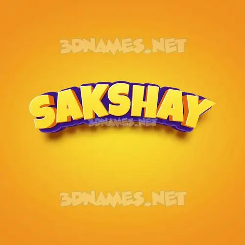 sakshay in Orange Toon style - 3D name wallpaper sakshay in Orange Toon style - 3D name wallpaper