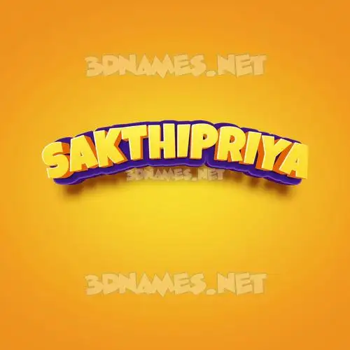 sakthipriya in Orange Toon style - 3D name wallpaper sakthipriya in Orange Toon style - 3D name wallpaper