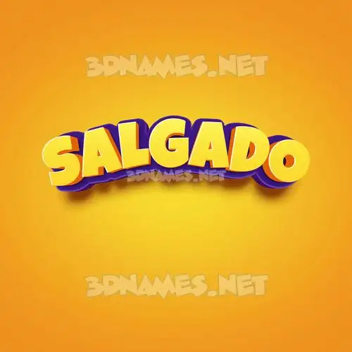 salgado in Orange Toon style - 3D name wallpaper salgado in Orange Toon style - 3D name wallpaper