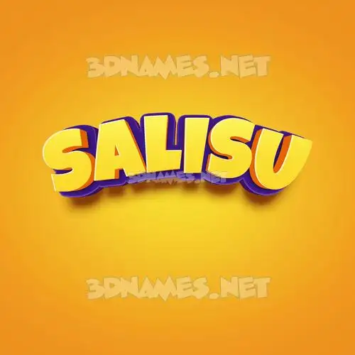 salisu in Orange Toon style - 3D name wallpaper salisu in Orange Toon style - 3D name wallpaper