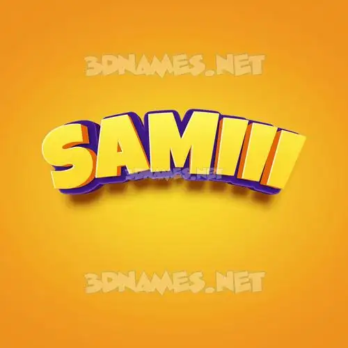 samiii in Orange Toon style - 3D name wallpaper samiii in Orange Toon style - 3D name wallpaper