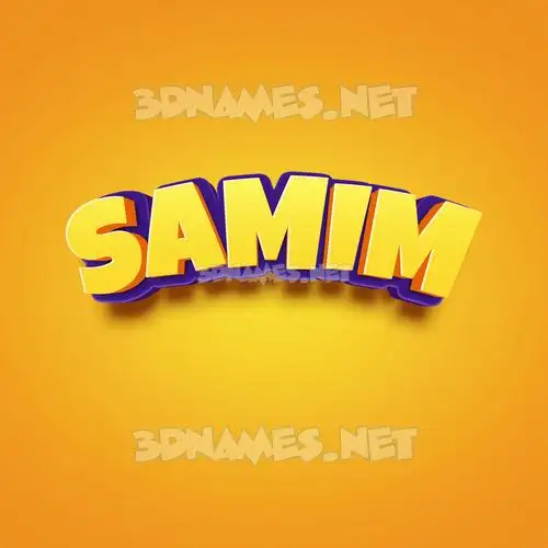 samim in Orange Toon style - 3D name wallpaper samim in Orange Toon style - 3D name wallpaper